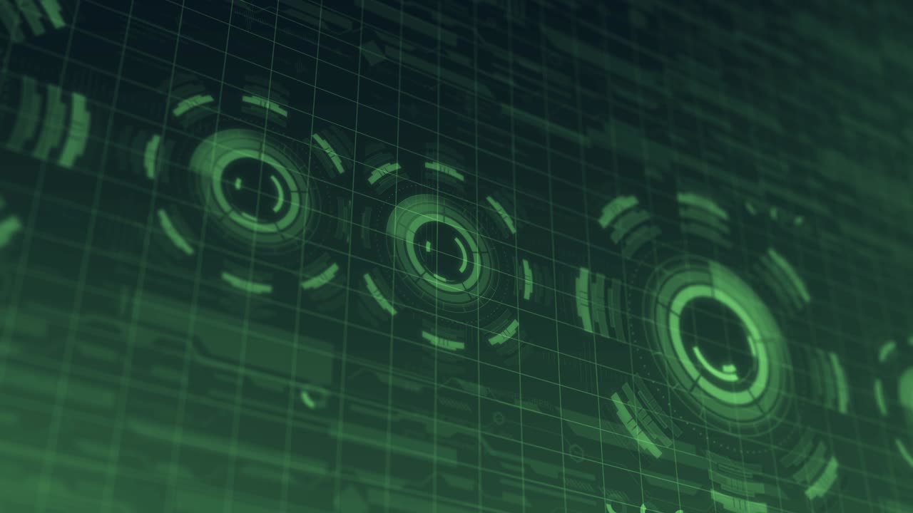 interfaz de usuario de tecnología hud digital futurista, ejecución de código