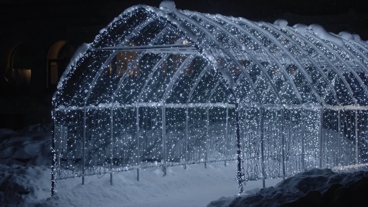 túnel de luz en el parque nacional de banff lago louise