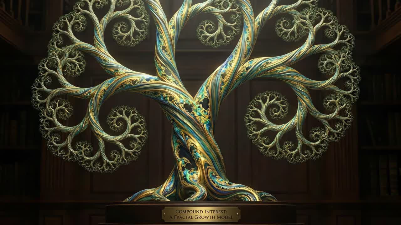 Compound Interest: A Fractal Growth Model