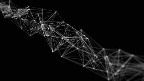 global network connection. line composition concept of global business loop bg.