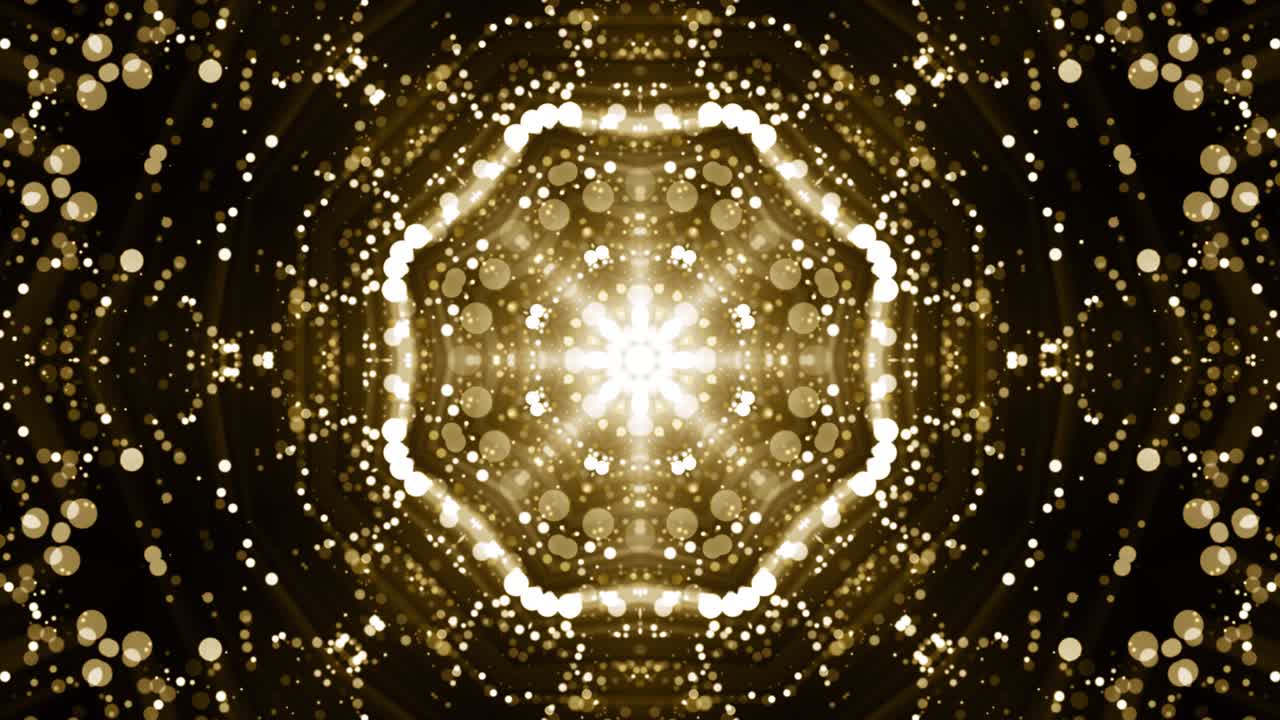 입자 금 반이는 보케상 먼지 추상적인 배경 루프