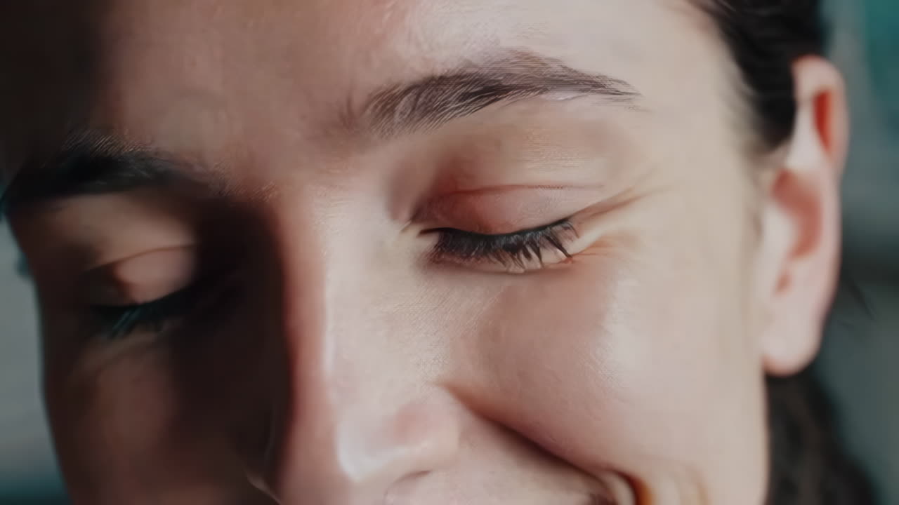 primer plano de la cara de una mujer