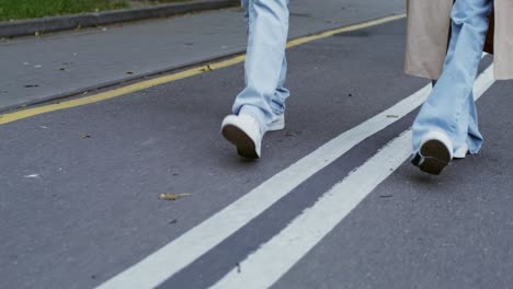 people walking on a city street