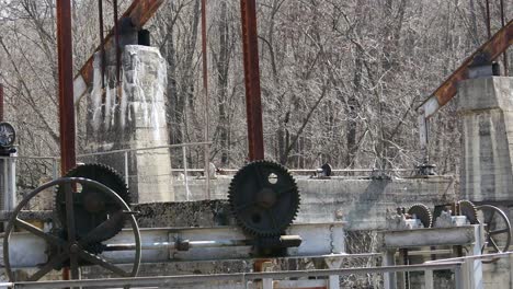 old mechanisms lifting the gateways