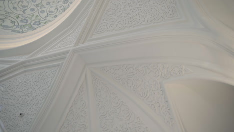 ornate white ceiling detail