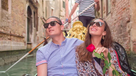 romantic gondola ride in venice