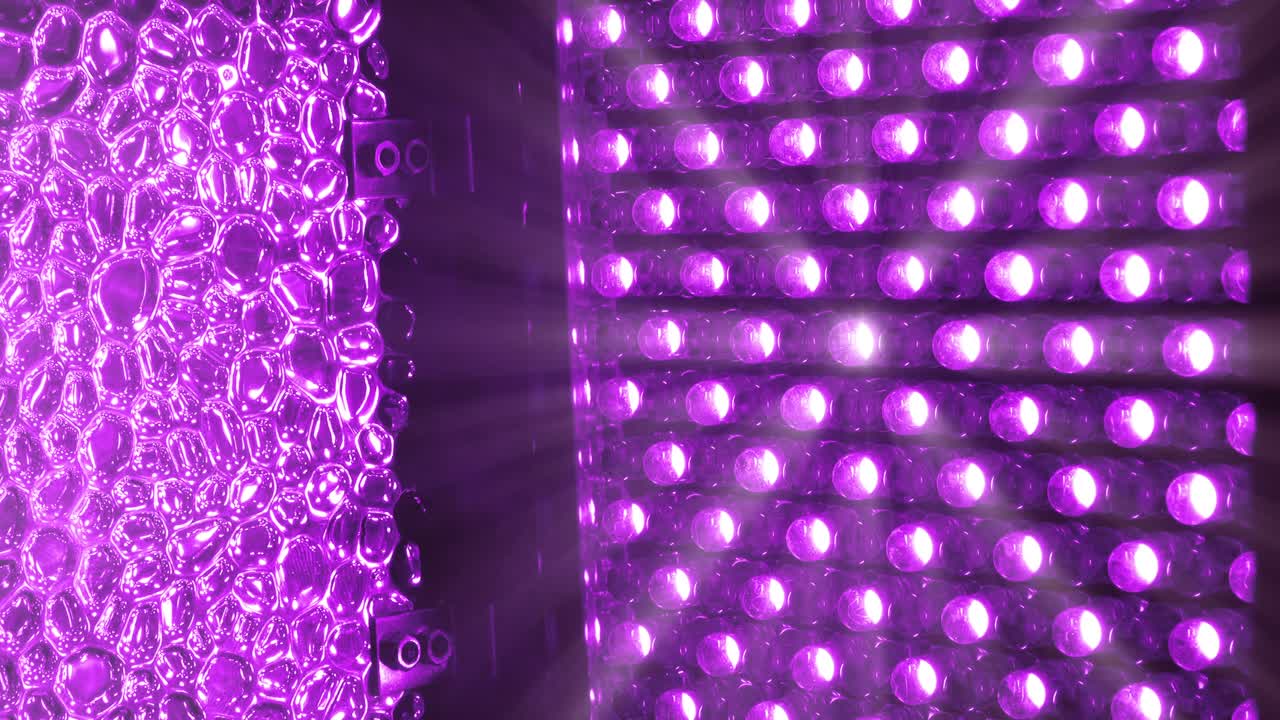 Panel Lampu LED Ungu