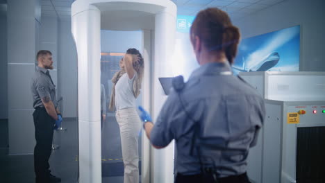 control de seguridad del aeropuerto