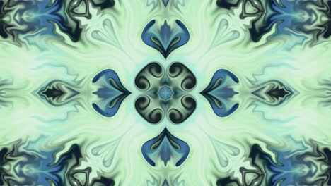 mandala caleidoscopio animación de bucle sin costuras