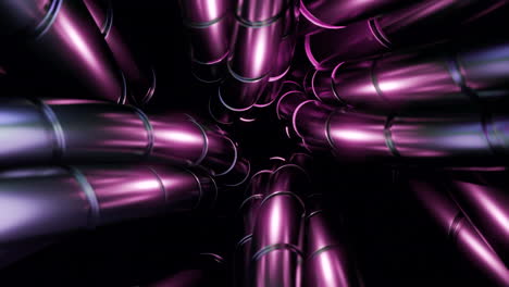 abstract purple cylindrical pattern