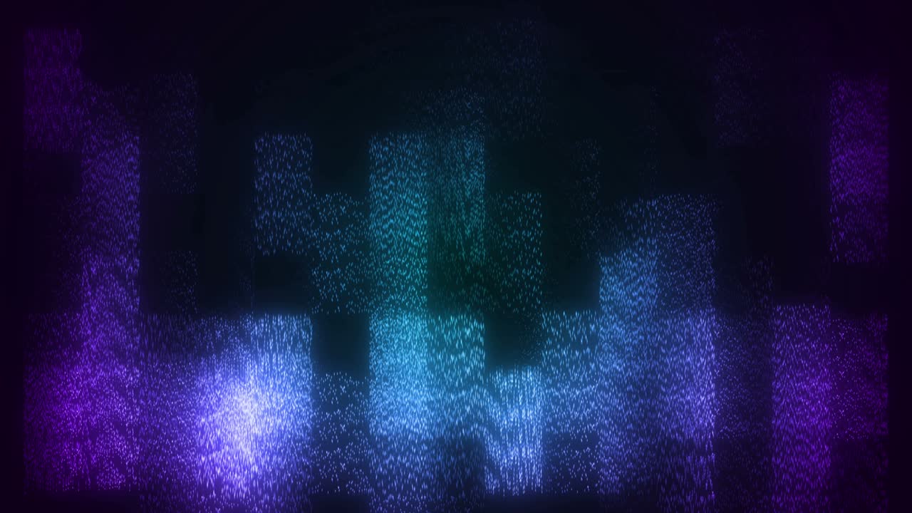 Abstract Glowing Particles Background Loop