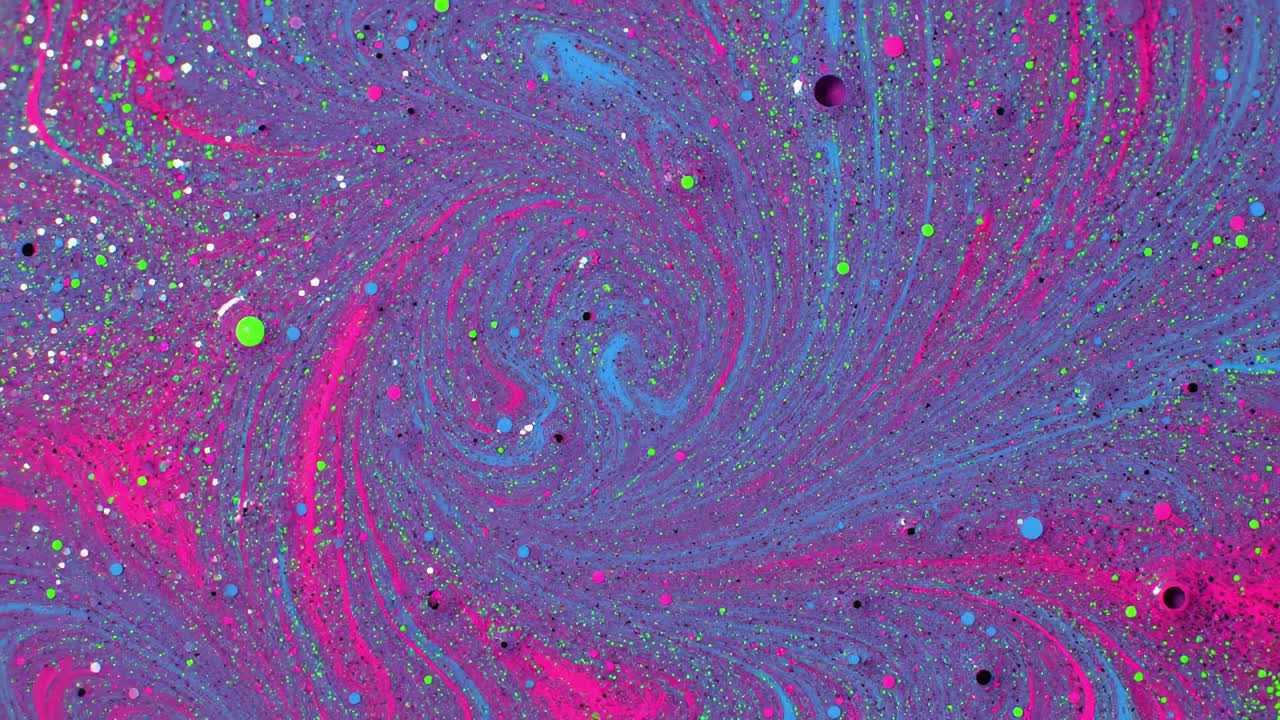 추상적인 액체 예술과 반이는