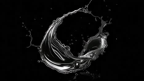 water splash abstract