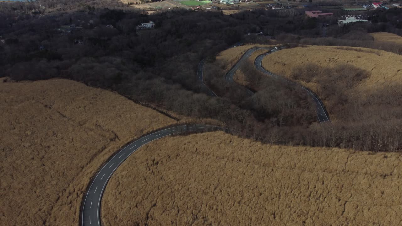 후지산에서 스카이라인 조감도. 후지산