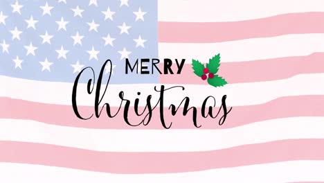 Animation-of-merry-christmas-text-over-usa-flag