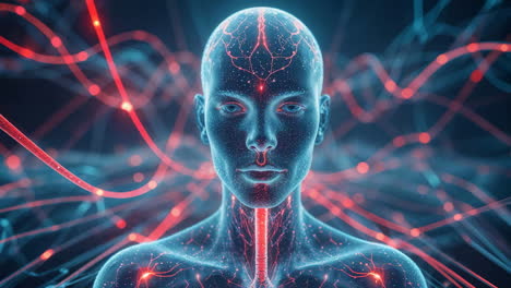 conceptual ai brain with neural networks