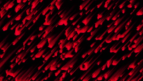 many abstract comets fall at high speed, 3d rendering. virtual asteroid rain, computer generated background