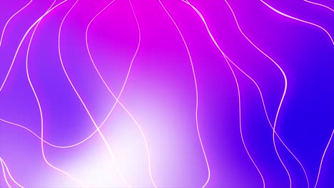 rosado rojo neón ondas líquidas lisas movimiento abstracto fondo de bucle holográfico brillante