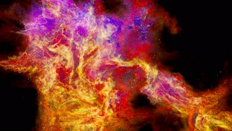 Nebulosa-4k-|-Nube-Interestelar-Gigante-De-Gas-Y-Polvo-Colorido.-Animación-Del-Espacio-Nebuloso