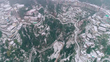 Mussoorie,-Eine-Beliebte-Bergstation-In-Uttarakhand,-Indien