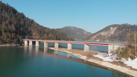 silvensteinsee 뮌헨 독일에서 다리