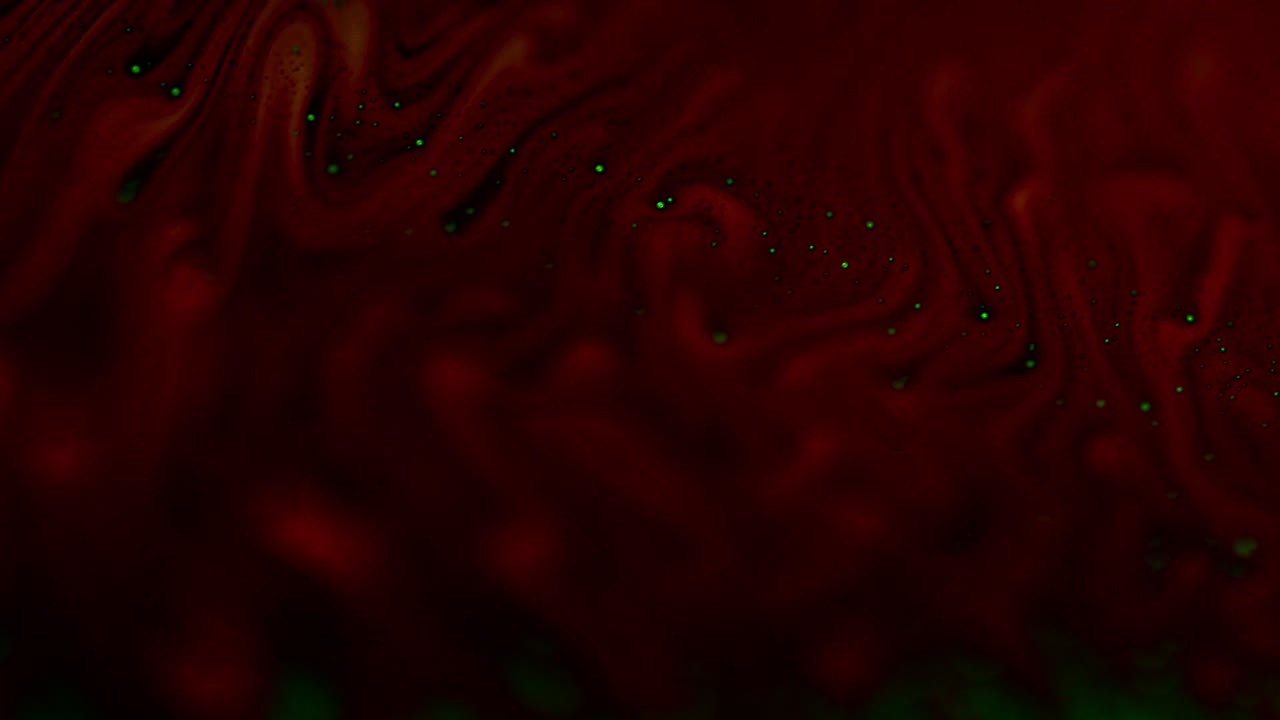 Beautiful Deep Red Liquid in Abstract Liquid Motion from Soap Film Surface