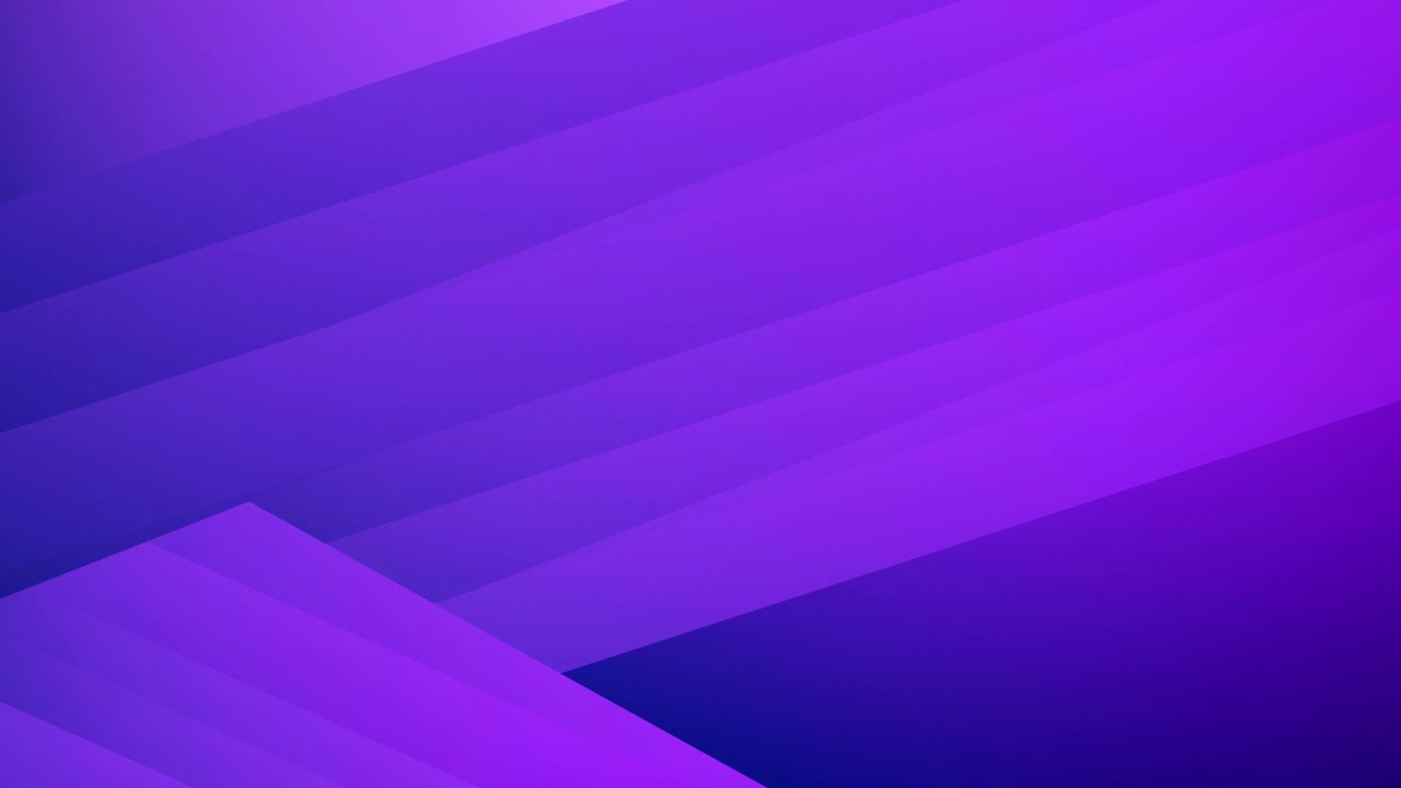 Sfondo astratto in movimento con linee geometriche viola intersecanti.