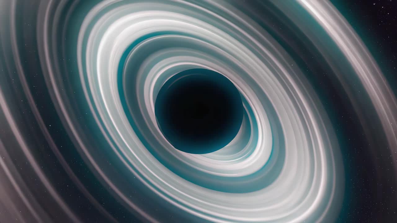 Abstract Black Hole or Wormhole with Swirling Light