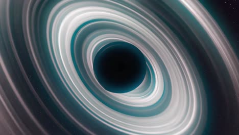 abstract black hole or wormhole with swirling light