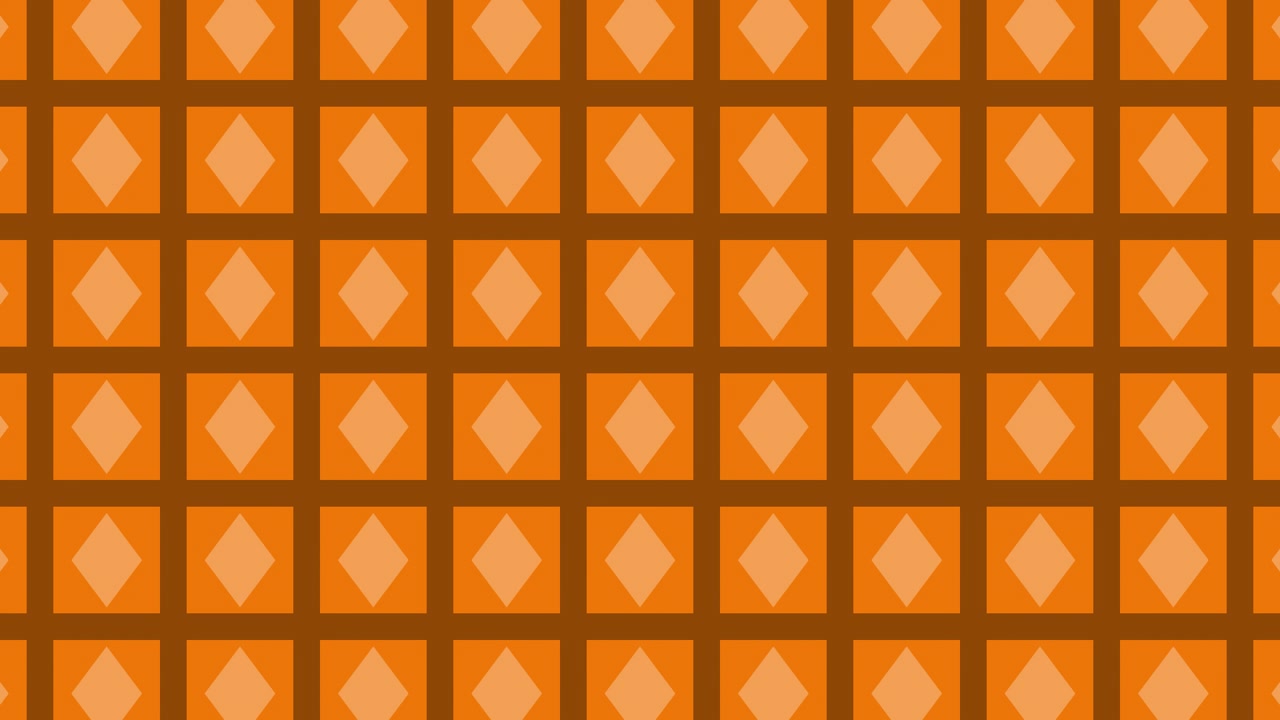 Orange Diamond Pattern