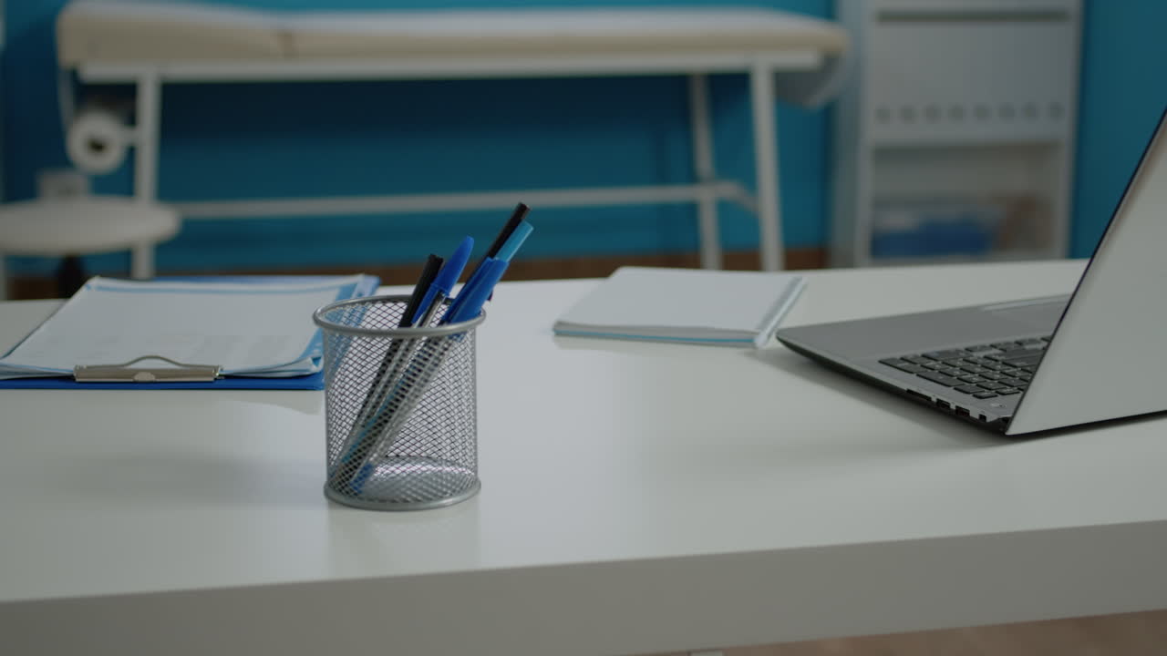 Medical office workspace