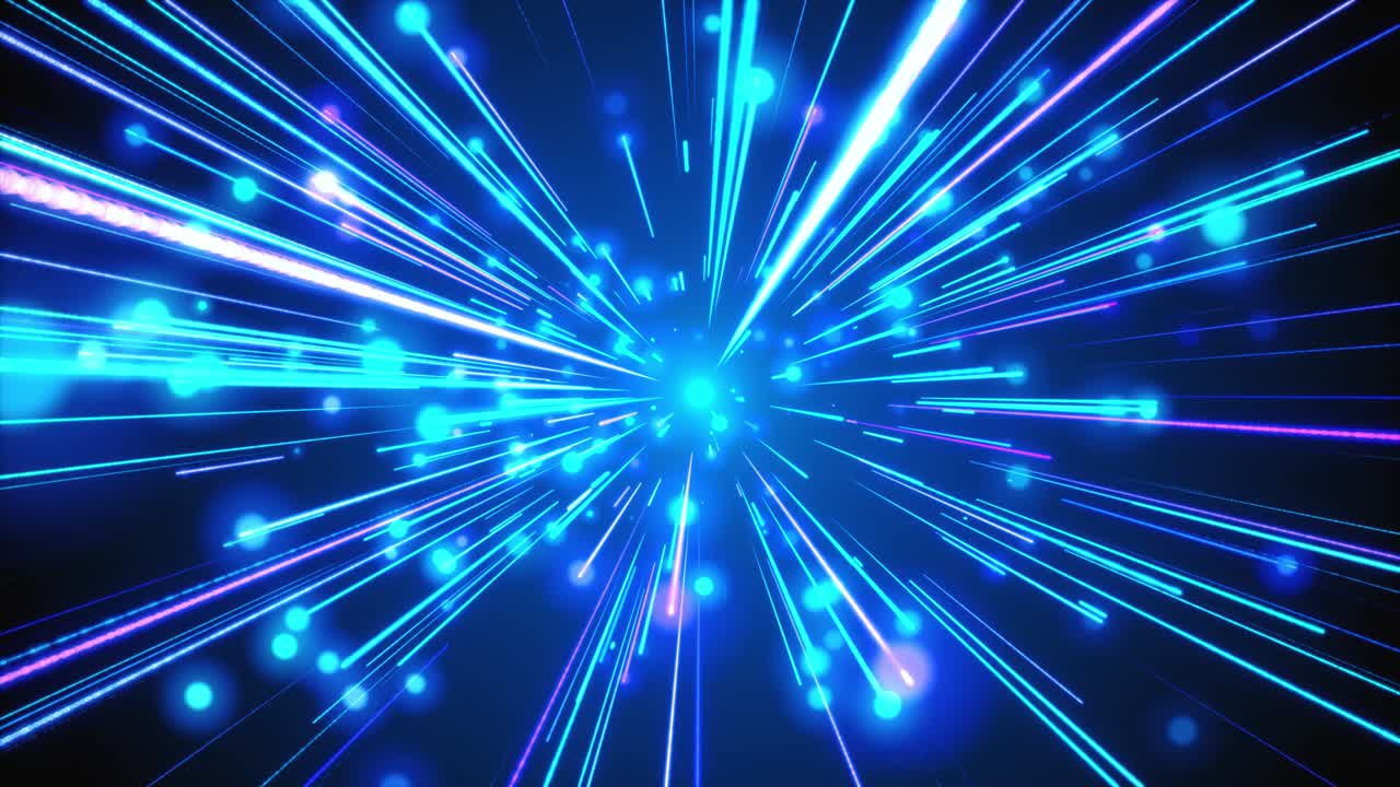 Abstract Glowing Light Burst Background