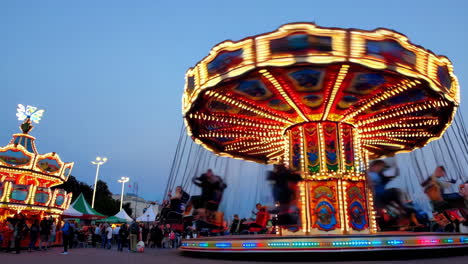carousel at a fairground