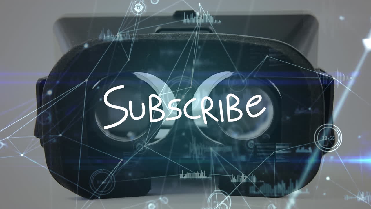 연결 및 vr 헤드 ⁇ 을 통해 구독하는 애니메이션