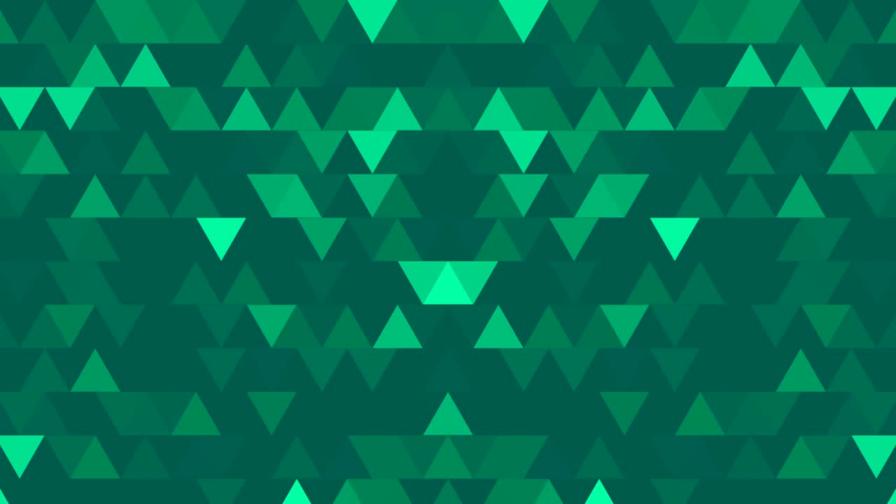 patrón de triángulos verdes abstractos
