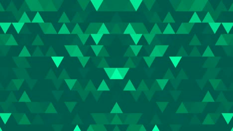 patrón de triángulos verdes abstractos