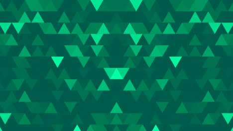 abstract green triangles pattern