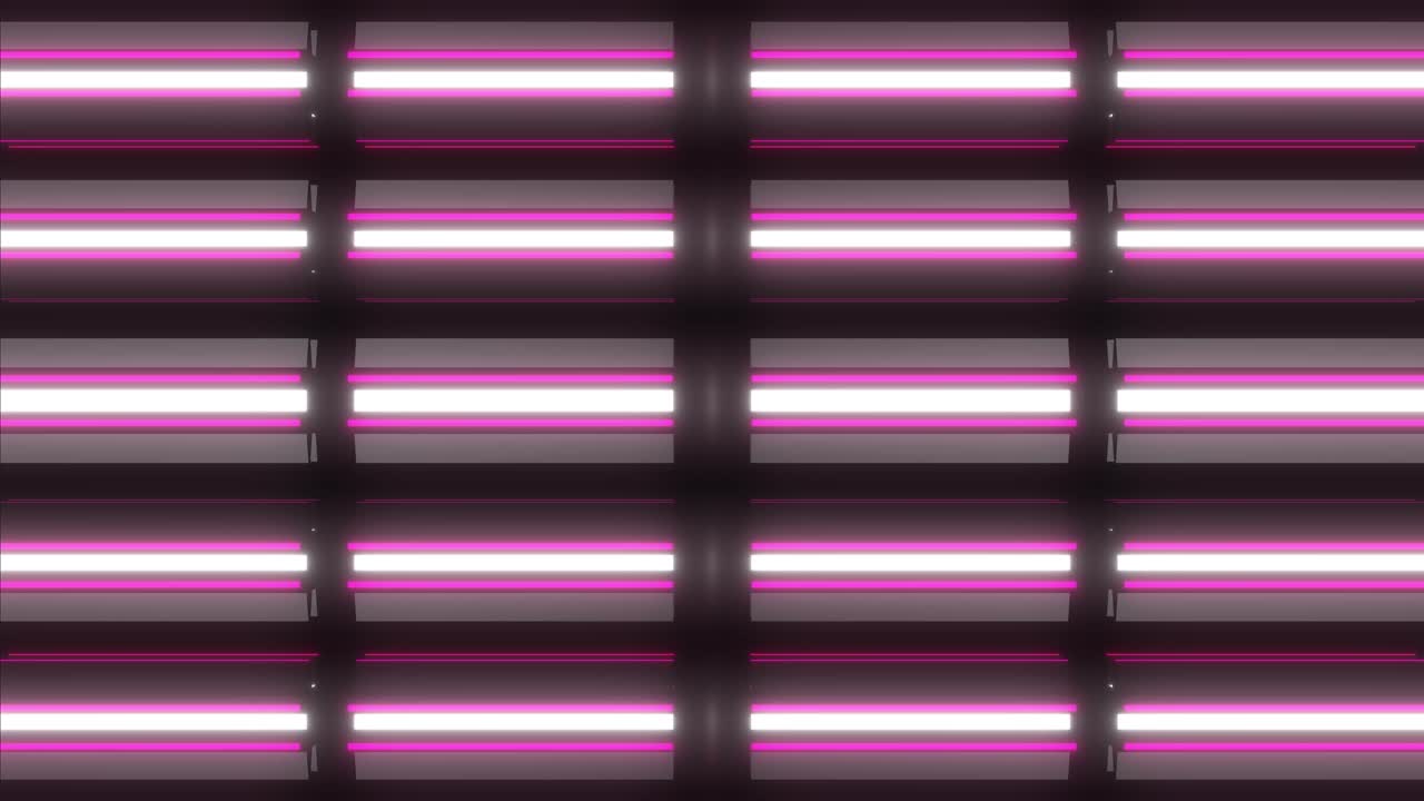 Abstract Neon Pink and White Light Pattern
