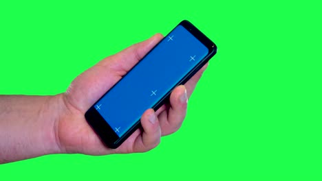 blue screen template for cellphone or smartphone