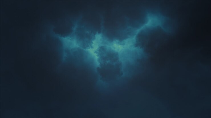 Cielo tempestoso scuro