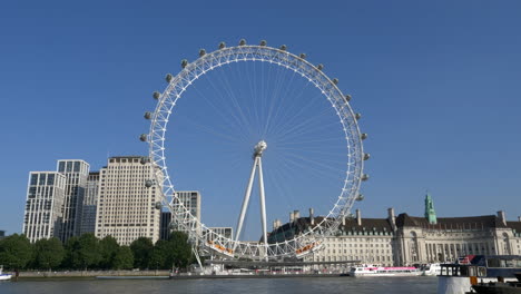 Hermosa-Vista-Del-Ojo-De-Londres-En-Un-Día-Soleado