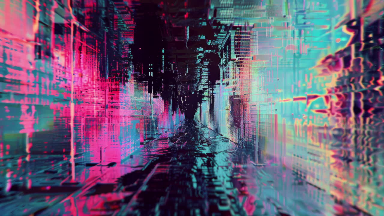 technology female with Vr headset in made with AI