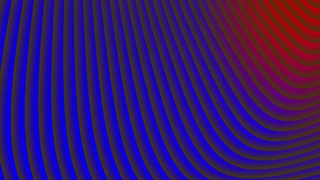 rayas de color azul y rojo animadas. rayas de animación 4k abstract