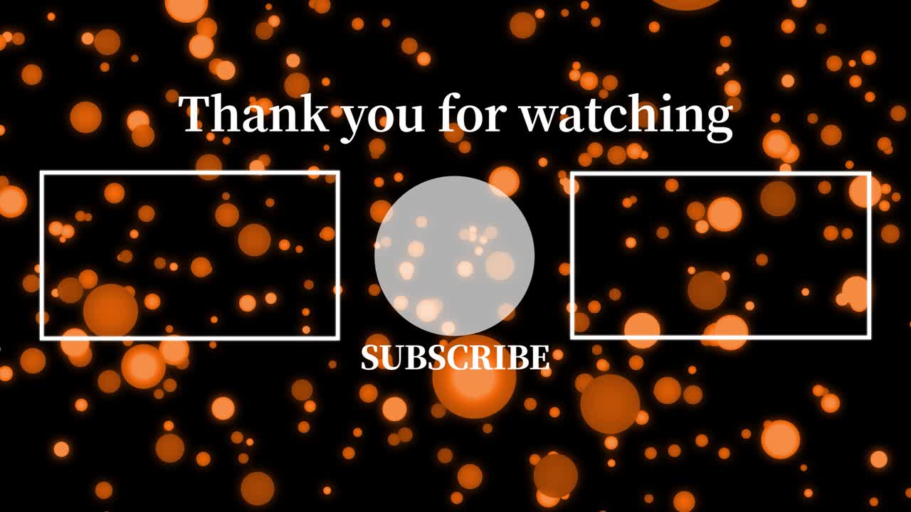 곡물 점 이동 끝 카드 끝 화면 모션 그래픽