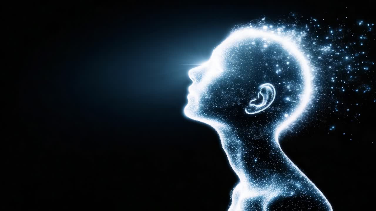 A Captivating Journey through Cosmic Transformations: The Mystical Evolution of a Starry Figure Emerging from Darkness