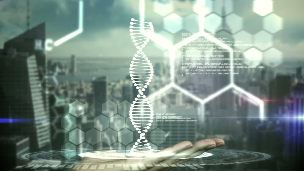 Hand presenting dna interface