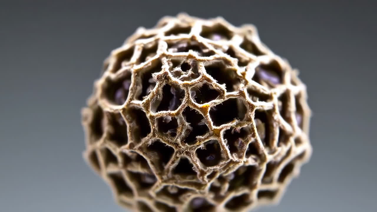 Close-up of a Dried Seed