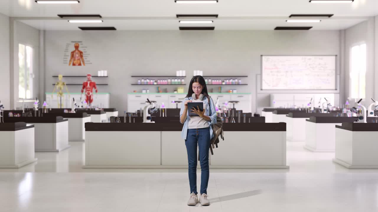 현대 과학 교실 의 학생