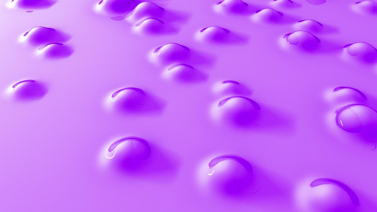 3d formas de animación creativa abstracta. conjunto de 6 colores diferentes. 4k imágenes de bucle sin costuras.