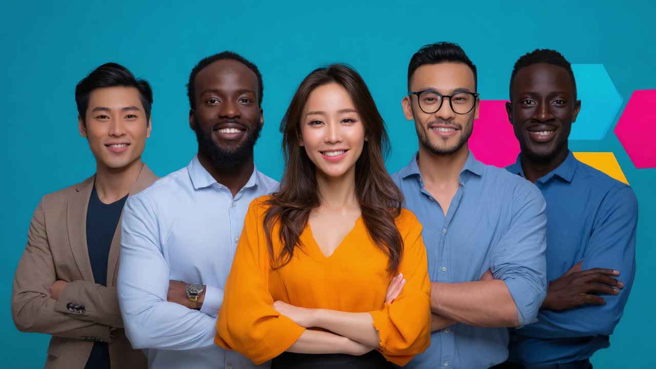 grupo diverso de profesionales